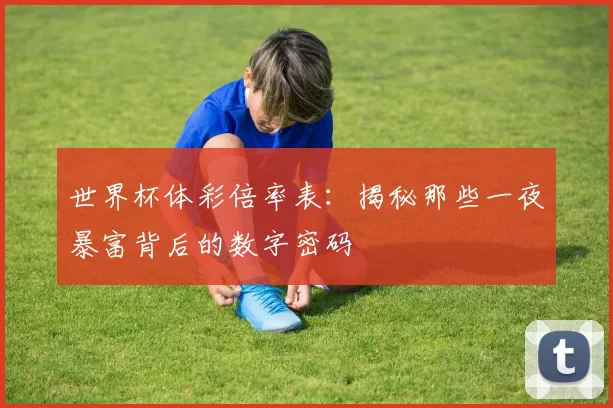 世界杯体彩倍率表:揭秘那些一夜暴富背后的数字密码