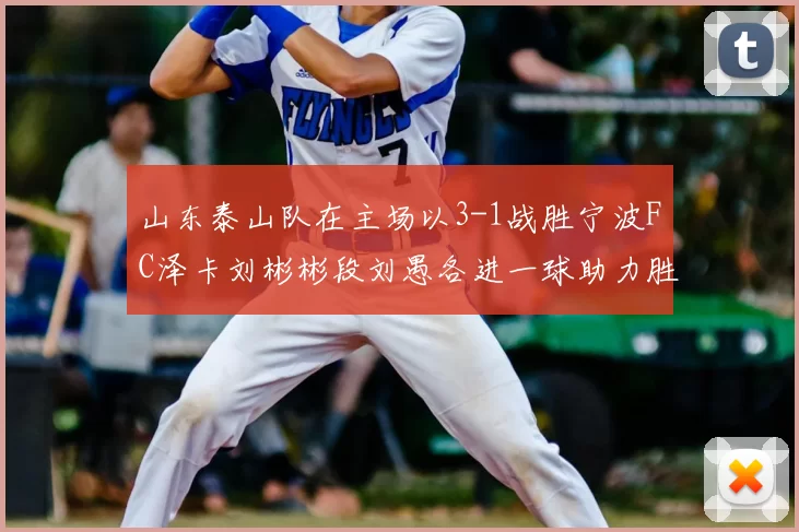 山东泰山队在主场以3-1战胜宁波FC泽卡刘彬彬段刘愚各进一球助力胜利