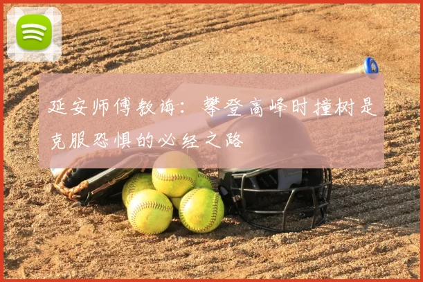 延安师傅教诲：攀登高峰时撞树是克服恐惧的必经之路