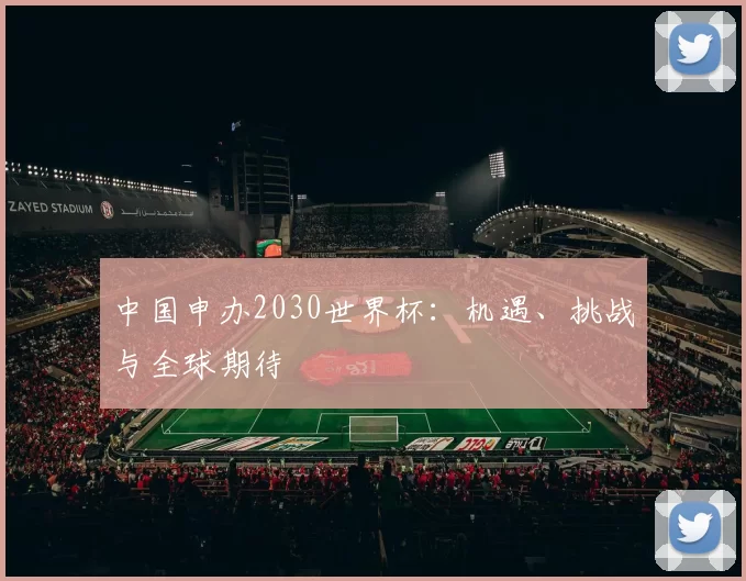 中国申办2030世界杯:机遇、挑战与全球期待
